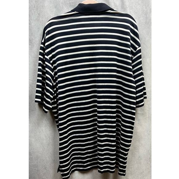 Brook Brother Mens Country Club Performance Striped Polo Shirt Size XL - Picture 2 of 7